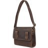 Мужская коричневая сумка - почтальонка из винтажной кожи VINTAGE STYLE (14980) - 9