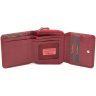 Невеликий гаманець червоного кольору з італійської шкіри Tony Bellucci (10589) - 2