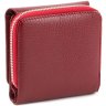 Невеликий гаманець червоного кольору з італійської шкіри Tony Bellucci (10589) - 3