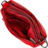 Яскрава жіноча сумка-кроссбоді на три відділення з натуральної шкіри Vintage (2422102) - 4