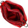 Яскрава жіноча сумка-кроссбоді на три відділення з натуральної шкіри Vintage (2422102) - 5