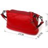 Яскрава жіноча сумка-кроссбоді на три відділення з натуральної шкіри Vintage (2422102) - 10