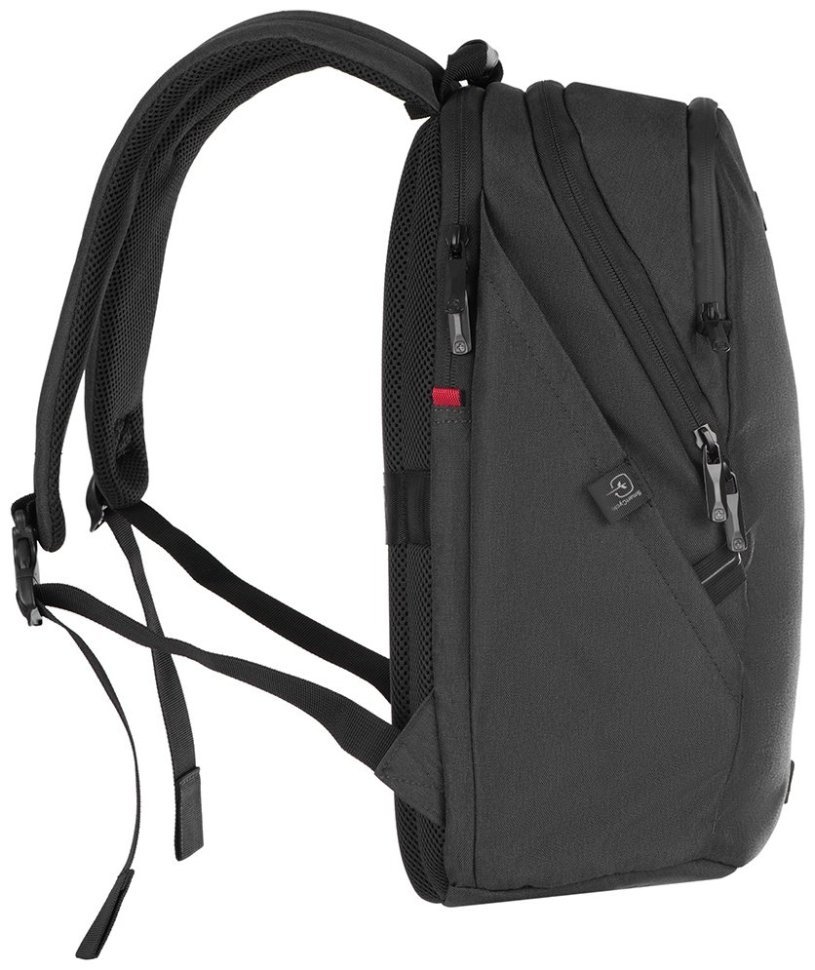 Вместительный текстильный рюкзак темно-серого цвета для ноутбука 16" Wenger MX Eco Light 103552 modnotak фото №3