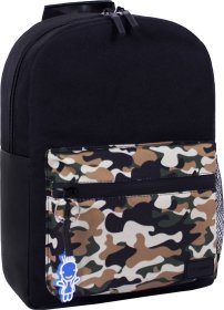 Текстильный рюкзак для мальчиков в черном цвете Bagland (53552)