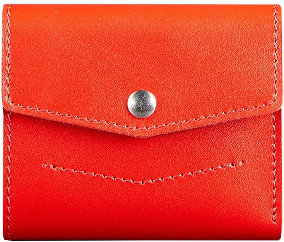 Практичний гаманець червоного кольору з натуральної шкіри BlankNote (12563)