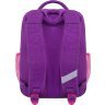 Шкільний текстильний рюкзак для дівчаток фіолетового кольору з котом Bagland 53752 - 3