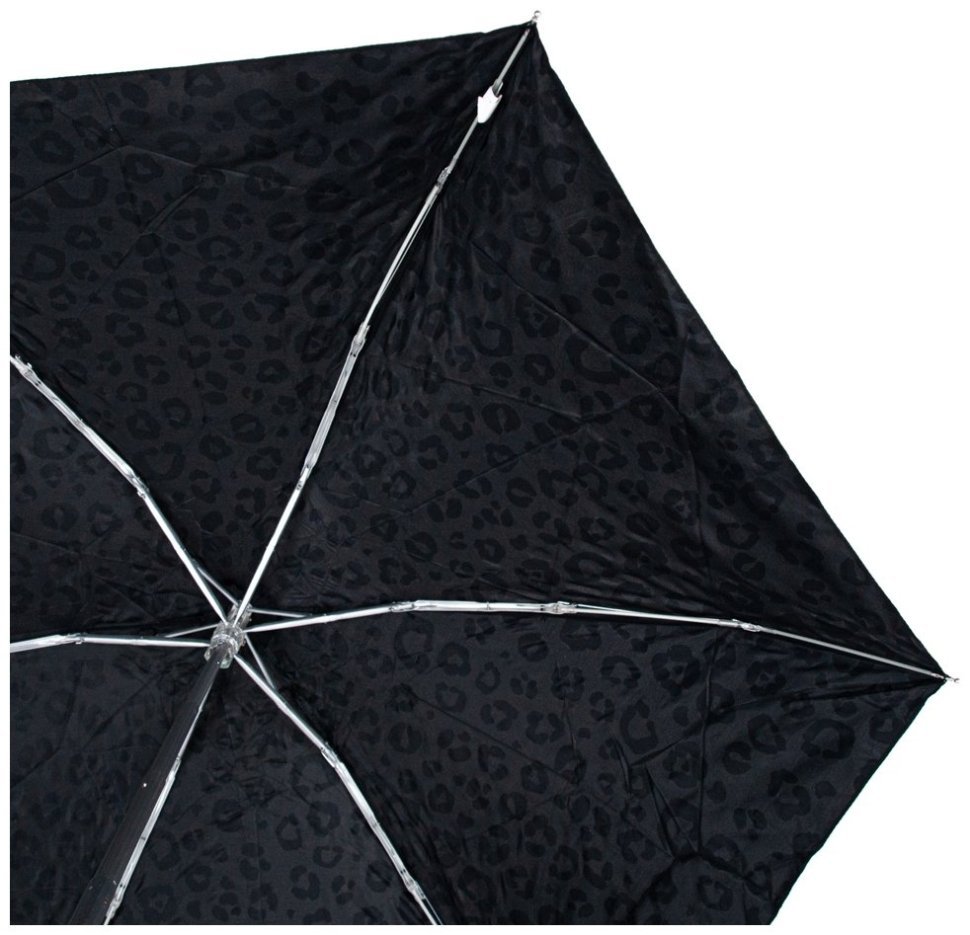 Зонт женский Fulton Tiny-2 L501 Luxury Leopard (механика, складной, черного цвета с леопардовым принтом) 93852 фото №6 Зонт женский Fulton Tiny-2 L501 Luxury Leopard (механика, складной, черного цвета с леопардовым принтом) 93852 modnotak фото №6
