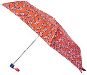 Женский зонт Incognito-4 L412 Union Jack Flags (механика, складной, красный с принтом флагов Британии) 93952