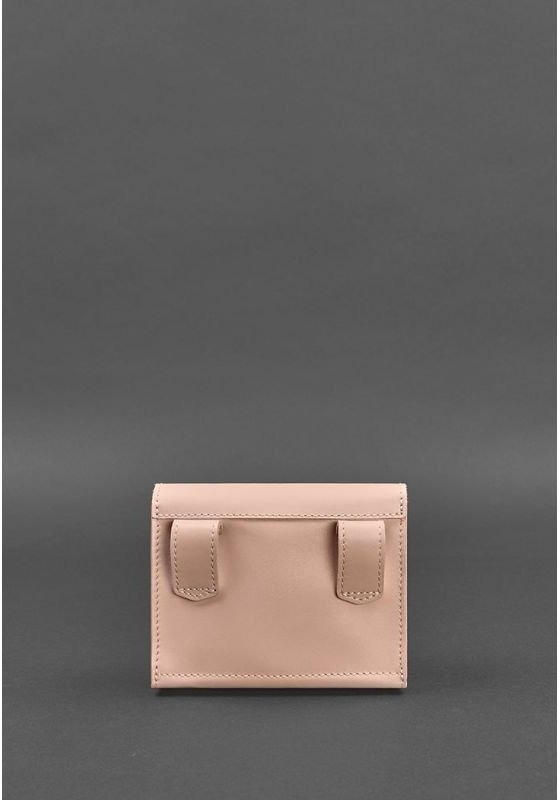 Невелика рожева сумка з натуральної шкіри з ланцюжком на плече BlankNote Mini (12817)
