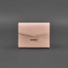 Небольшая розовая сумка из натуральной кожи с цепочкой на плечо BlankNote Mini (12817) - 4
