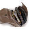 Коричневая сумка-рюкзак через плечо из натуральной кожи Vintage (14390) - 7