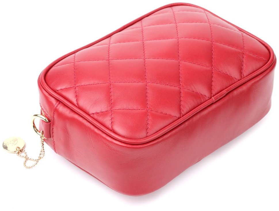 Черная женская сумка-багет из натуральной кожи с одной лямкой KARYA (2420838) modnotak фото №17