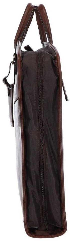 Кожаный портплед для мужчин через плечо с ручками Ashwood коричневого цвета 95452 modnotak фото №3