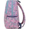Разноцветный текстильный рюкзак для девочек с фламинго Bagland (55552) - 2