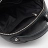 Жіночий шкіряний чорний рюкзак невеликого розміру Ricco Grande (19286) - 5