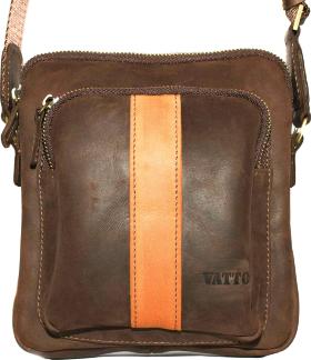 Маленька чоловіча сумка коричневого кольору VATTO (12093)