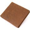 Матовое мужское портмоне коричневого цвета из натуральной кожи Vintage (2420421) - 1