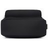 Повседневная текстильная мужская сумка-рюкзак через плечо в черном цвете Confident 77452 - 4