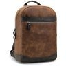 Чоловічий міський рюкзак з вінтажної шкіри рудого кольору Tom Stone 77752 - 1