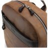 Чоловічий міський рюкзак з вінтажної шкіри рудого кольору Tom Stone 77752 - 5