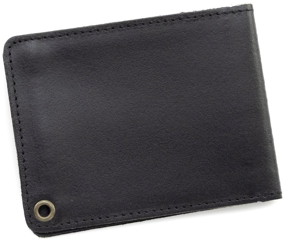 Кожаная обложка для удостоверения участника боевых действий Leather Collection 97752 черного цвета modnotak фото №3