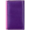 Середній жіночий гаманець з натуральної шкіри філетово-рожевого кольору з RFID - Visconti Bora 68752 - 9