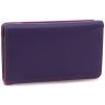 Середній жіночий гаманець з натуральної шкіри філетово-рожевого кольору з RFID - Visconti Bora 68752 - 1