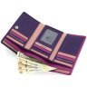 Середній жіночий гаманець з натуральної шкіри філетово-рожевого кольору з RFID - Visconti Bora 68752 - 6