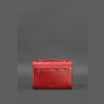 Средняя женская кожаная сумка-кроссбоди красного цвета BlankNote Lola 78752 - 2