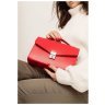 Середня жіноча шкіряна сумка-кроссбоді червоного кольору BlankNote Lola 78752 - 7