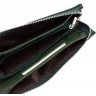 Жіночий темно-зелений гаманець-клатч великого розміру з натуральної шкіри ST Leather (15333) - 6