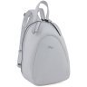 Білий жіночий рюкзак маленького розміру з натуральної фактурної шкіри KARYA 69752 - 1