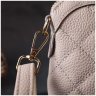 Белая женская сумка-кроссбоди из натуральной стеганной кожи Vintage 2422316 - 8