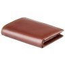 Чоловіче портмоне з натуральної шкіри високої якості в коричневому кольорі без фіксації Visconti Milan 70653 - 3