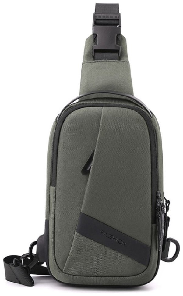 Міська текстильна чоловіча сумка через плече Confident 90753 modnotak фото №16