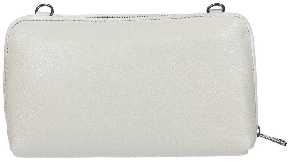 Жіноча сумка-клатч із натуральної шкіри флотар білого кольору Desisan 81253 фото №2 Жіноча сумка-клатч із натуральної шкіри флотар білого кольору Desisan 81253 modnotak фото №2
