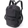 Міський чоловічий текстильний рюкзак чорного кольору Vintage (20574) - 1