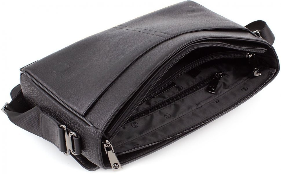 Повсякденна сумка месенджер з плечовим ременем H.T Leather (10128)
