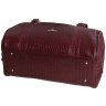 Коричневая дорожная сумка из натуральной кожи с имитицией рептилии Vip Collection 102353 фото №4 Коричневая дорожная сумка из натуральной кожи с имитицией рептилии Vip Collection 102353 modnotak фото - 4