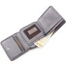 Серый кошелек из натуральной кожи итальянского производства Tony Bellucci (10582) - 5