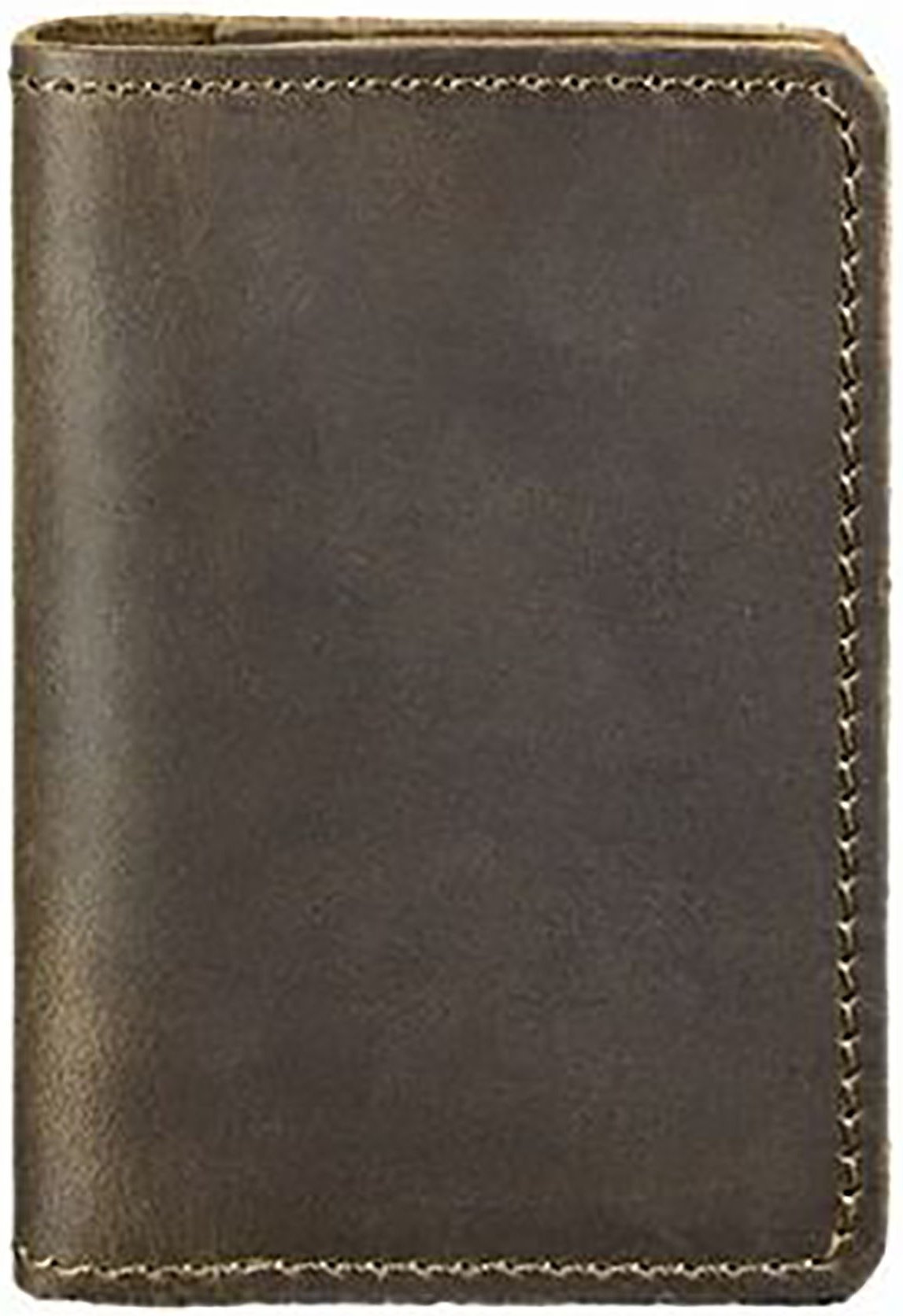 Темно-коричневый карманный картхолдер из натуральной кожи BlankNote (12988)