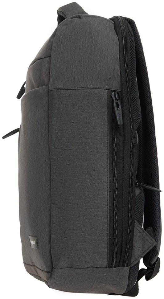 Текстильный мужской рюкзак серого цвета под ноутбук Bagland (53453)