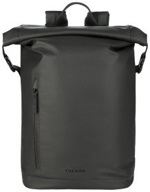 Городской рюкзак из водоотталкивающей ткани для ноутбука Tucano Rollo 15.6" черний 103653