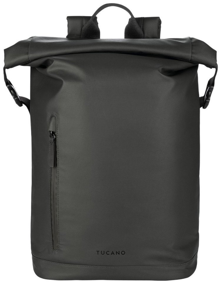 Городской рюкзак из водоотталкивающей ткани для ноутбука Tucano Rollo 15.6" черний 103653 modnotak фото №1