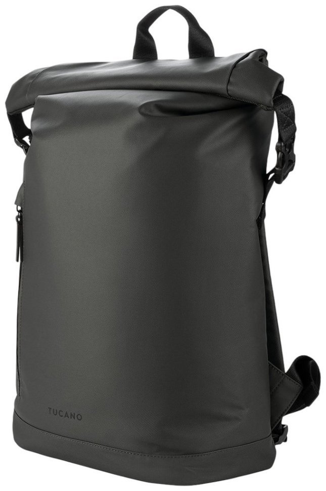 Городской рюкзак из водоотталкивающей ткани для ноутбука Tucano Rollo 15.6" черний 103653 modnotak фото №2