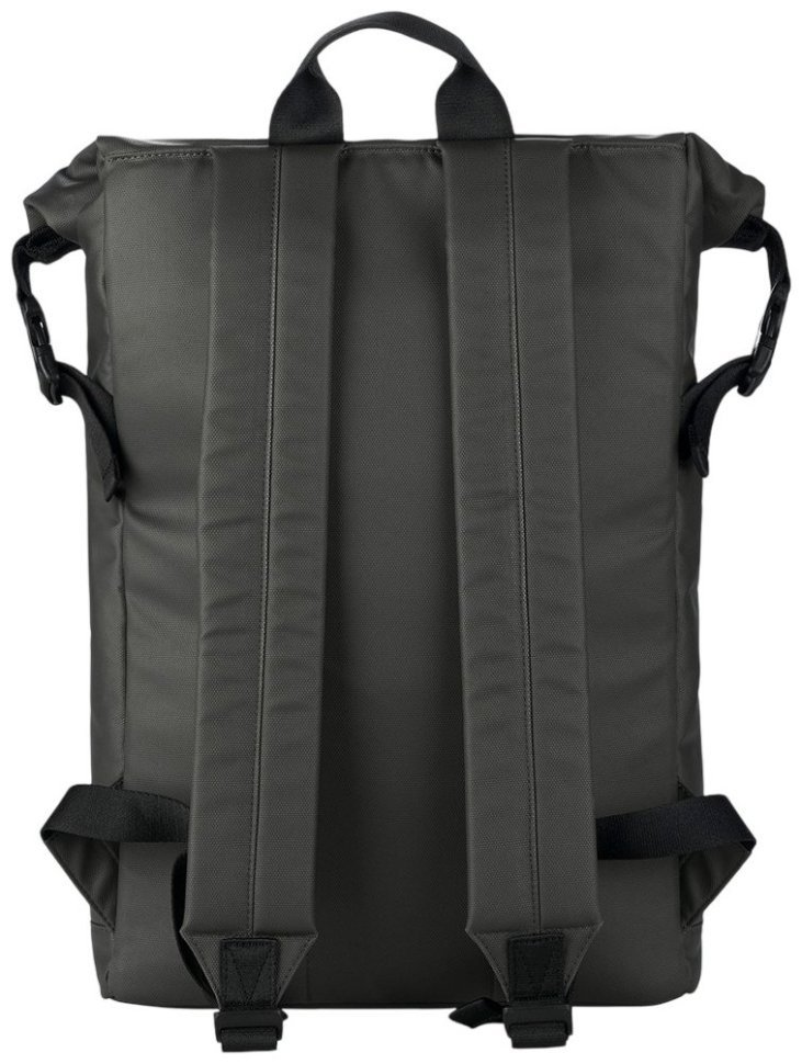Городской рюкзак из водоотталкивающей ткани для ноутбука Tucano Rollo 15.6" черний 103653 modnotak фото №4
