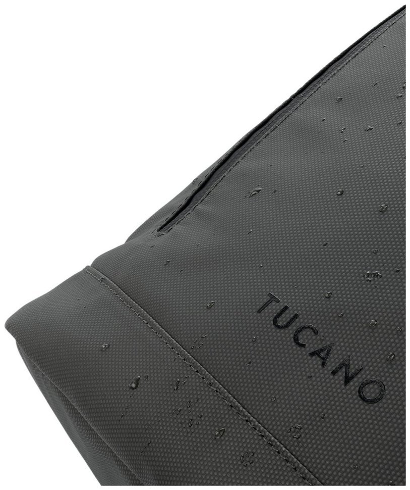 Городской рюкзак из водоотталкивающей ткани для ноутбука Tucano Rollo 15.6" черний 103653 modnotak фото №6