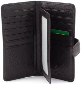 Велика шкіряна Кредитница під купюри і багато карток Marco Coverna (18226)