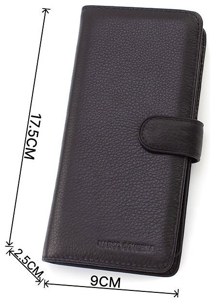 Большая кожаная кредитница под купюры и много карточек Marco Coverna (18226) modnotak фото №3