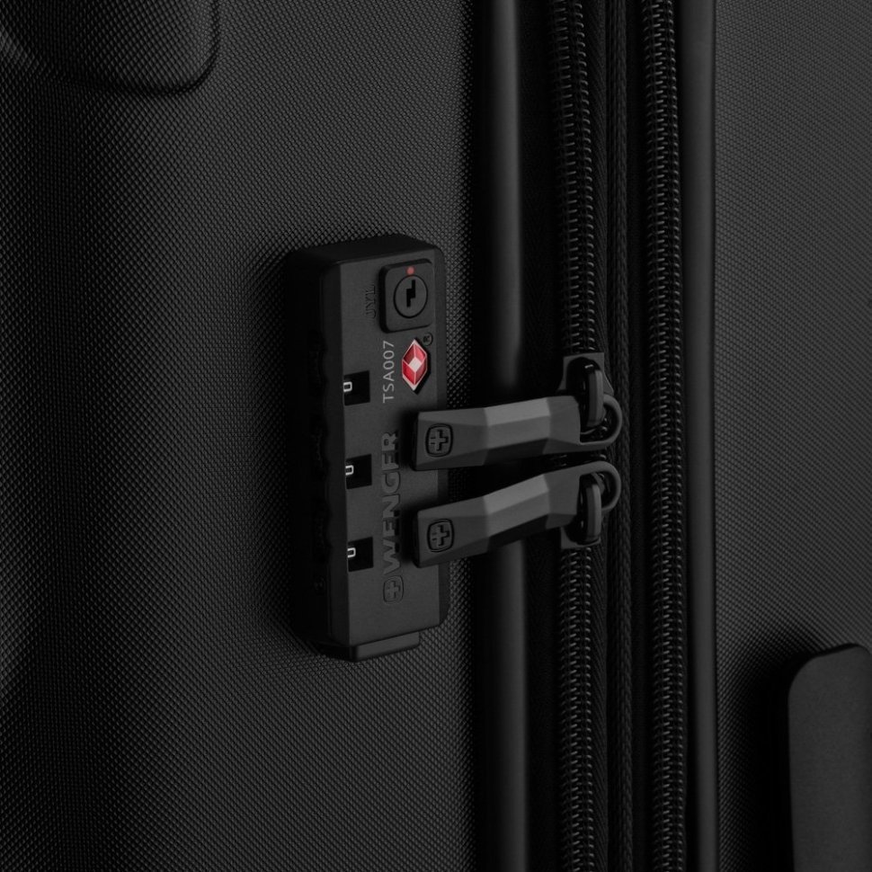 Валіза Wenger, Oryson, середня, пластик, 4 колеса, чорна modnotak фото №10